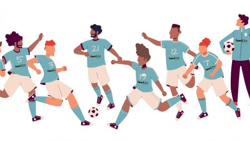 Volgens Fevia moet de Belgische voedingsketen net zoals een voetbalteam samen spelen om te kunnen scoren.