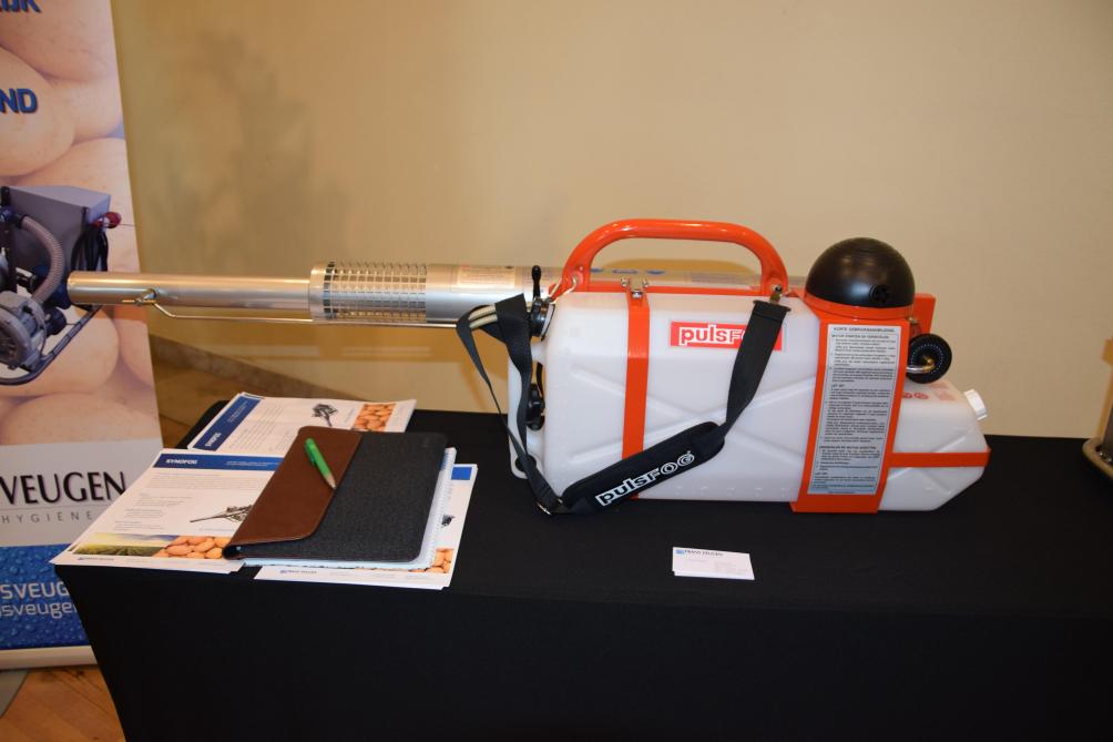 De pulsfog is een thermische vernevelaar met als belangrijkste voordelen een fijne nevel en het feit dat deze erg compact en draagbaar is.