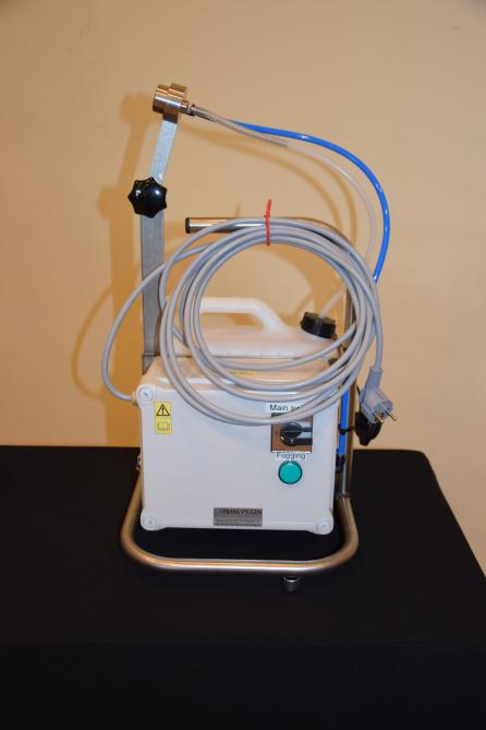 Bij de Potatofog, een koudvernevelaar, kan de behandeling gebeuren zonder toezicht.