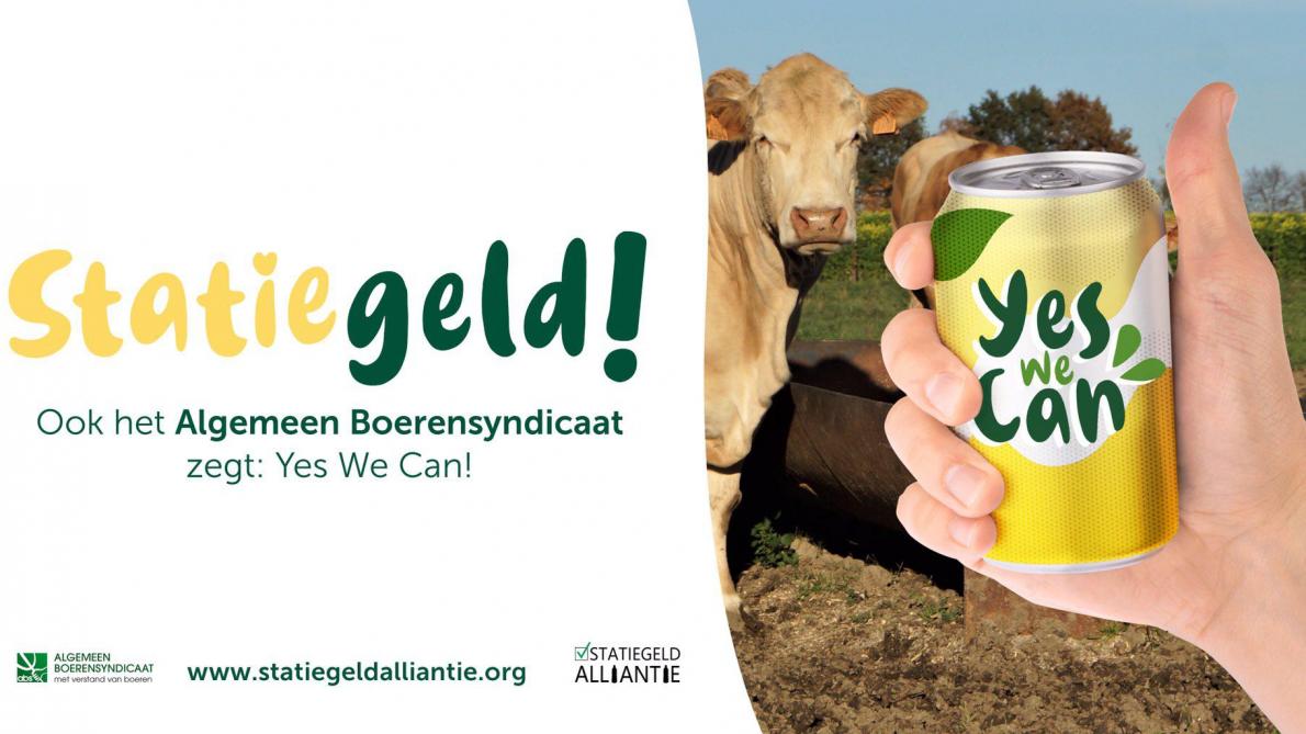 Wij dringen aan op een snelle invoering van statiegeld in België, zegt Eric Claeys, directeur van het Algemeen Boerensyndicaat.