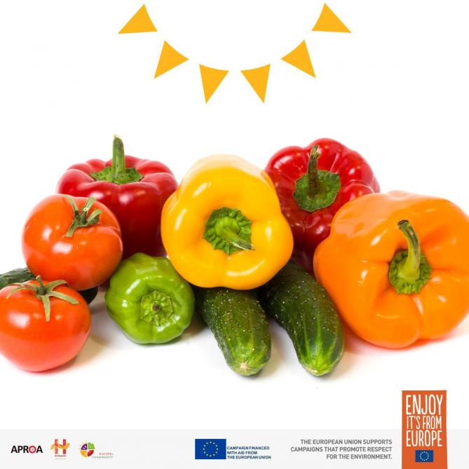Ruim 2 op de 3 consumenten verkiezen in Europa geteeld fruit en groenten.