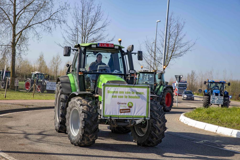 De tractorenestafette van de Groene Kring (een afdeling van de Landelijke Gilden, waartoe ook Boerenbond behoort) trok een week lang door alle Vlaamse provincies.