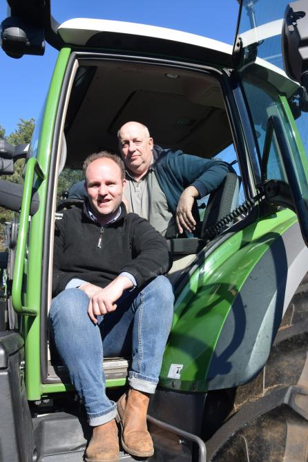Dirk en Wim Bronckaerts kwamen mee betogen in Genk.