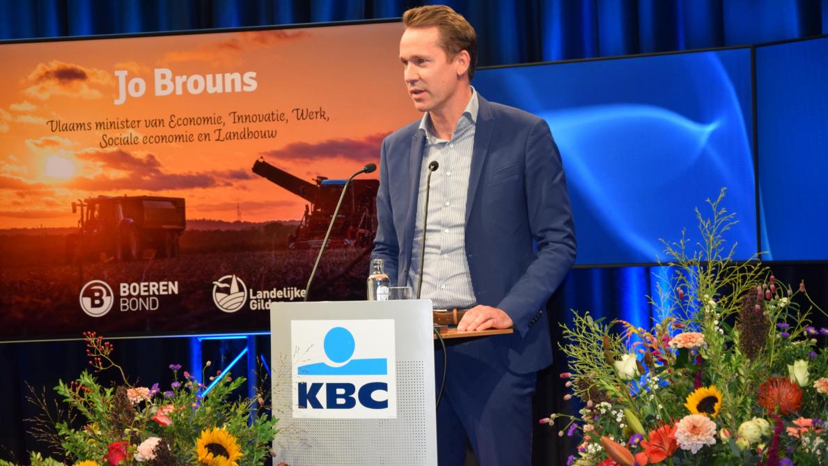Vlaams minister van Landbouw Jo Brouns is ervan overtuigd dat de Vlaamse land en tuinbouw tot de meest duurzame, performante en kwaliteitsvolle in de wereld behoort.