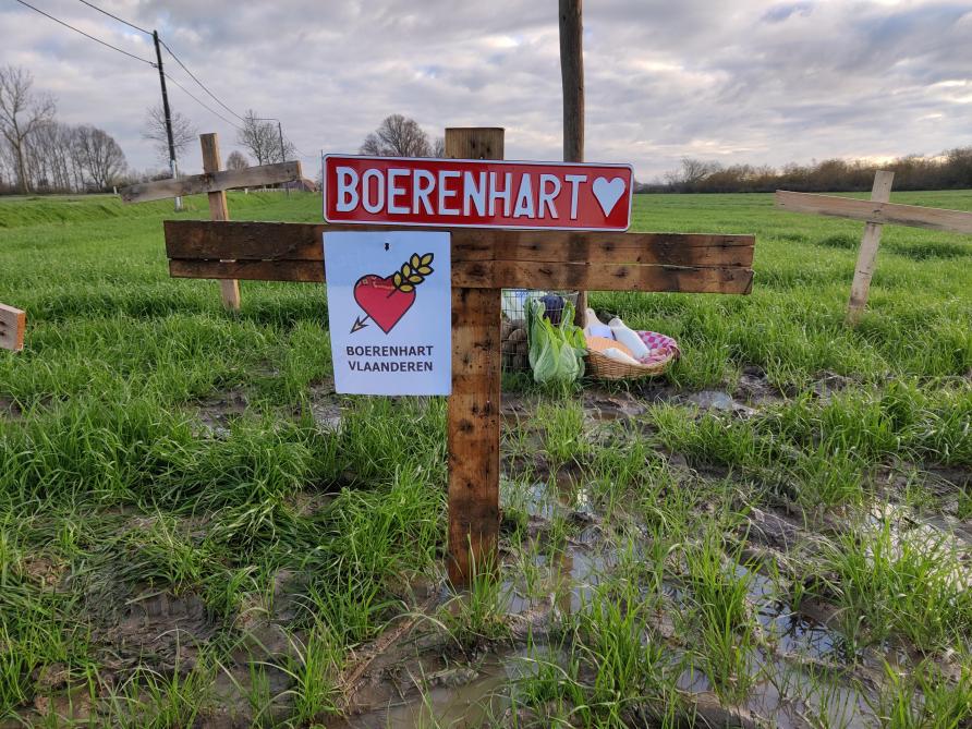 Boerenhart heeft een eigen logo, en liet een gepersonaliseerde nummerplaat ontwikkelen.