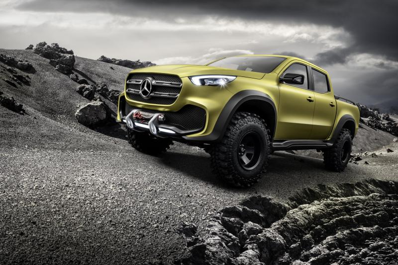 De X-klasse van Mercedes is een nieuwe pick-up die gaat komen.