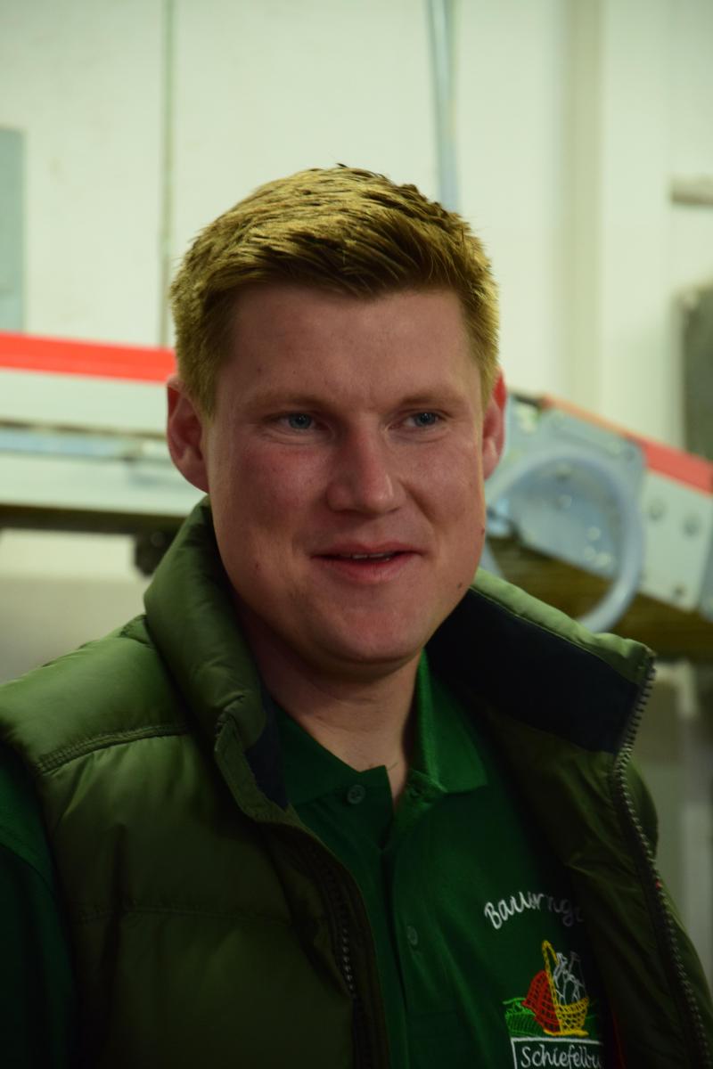 Zoon Andreas studeerde af als landbouwingenieur, en stapte drie jaar geleden in het bedrijf.