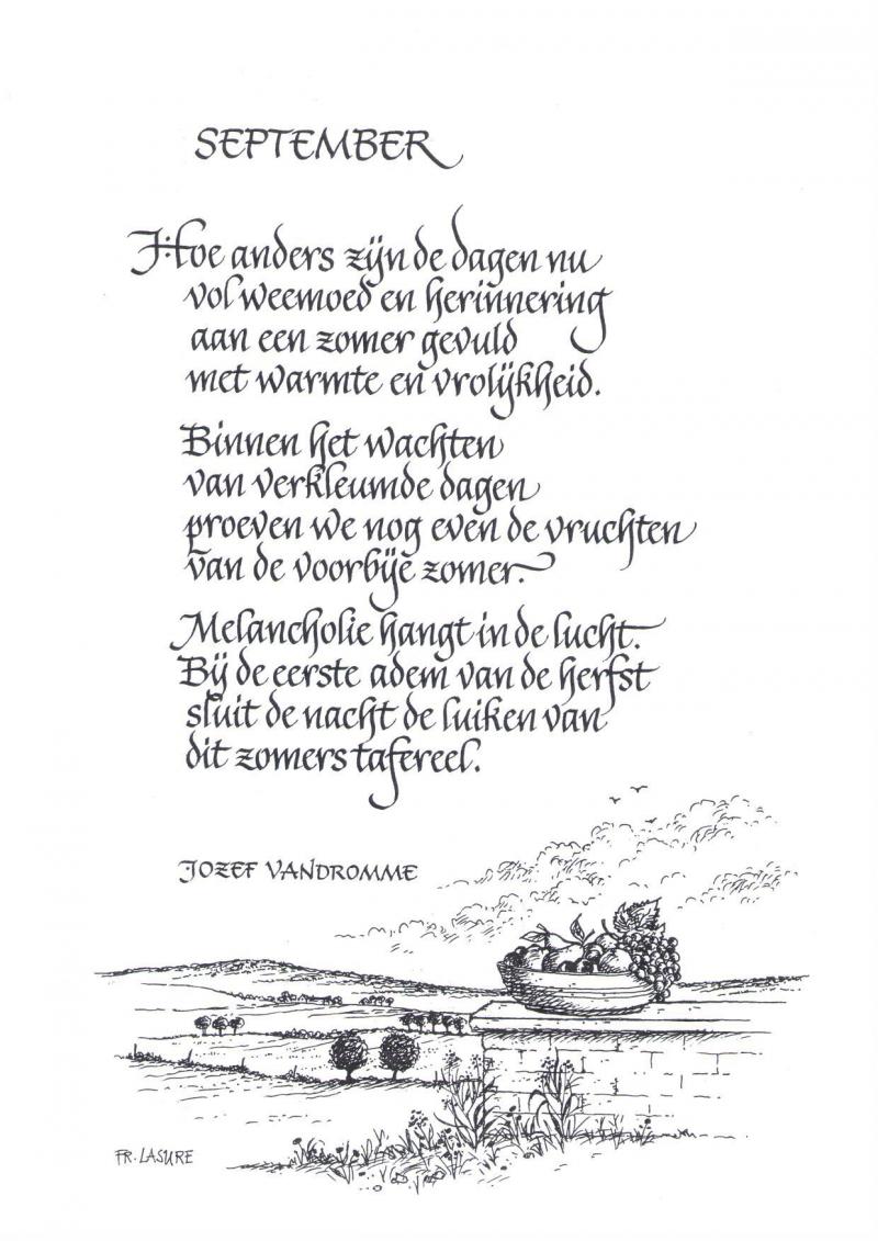 September in een gedicht - Landbouwleven