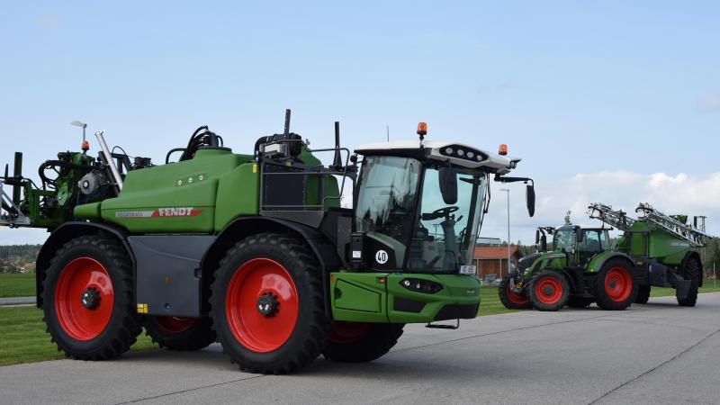 Fendt heeft nu ook getrokken en zelfrijdende spuitmachines in het gamma.