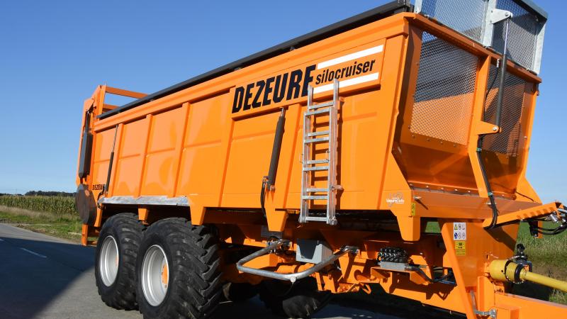 De aandrijflijn van de silagewagens kreeg een nieuwe beveiliging mee.