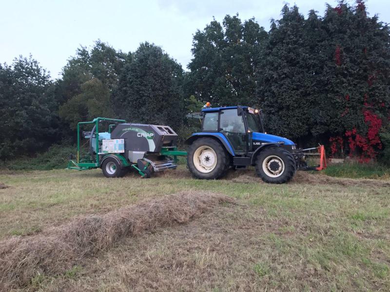 Eén man, één machine, één werkgang is de filosofie achter de aanschaf van de perswikkelcombinatie.