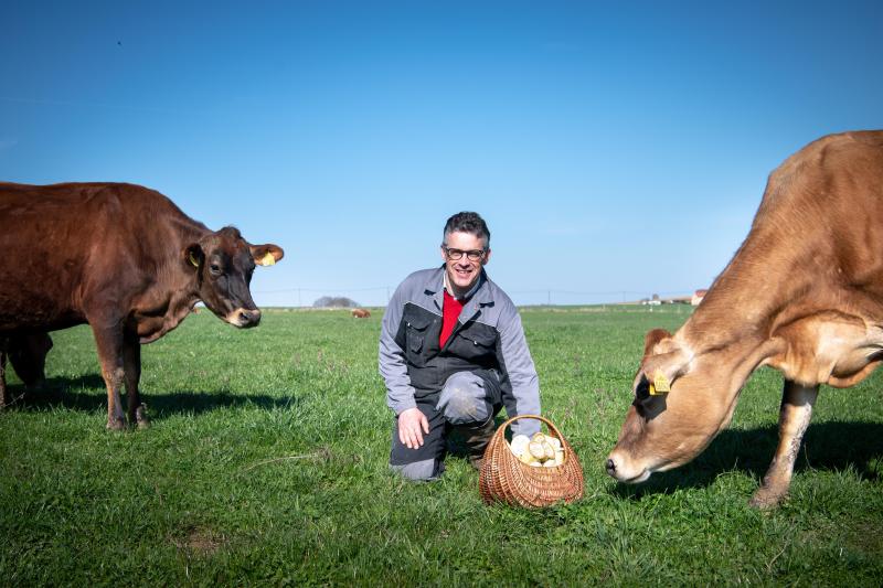 “Nadat we op een meer rustiek ras zijn overgaan, bleef de idee om ons bedrijf om te schakelen naar biologische teelt in ons hoofd spelen. Uiteindelijk hebben we op 1 januari 2019  de stap gezet”, zo legt Bernard uit.