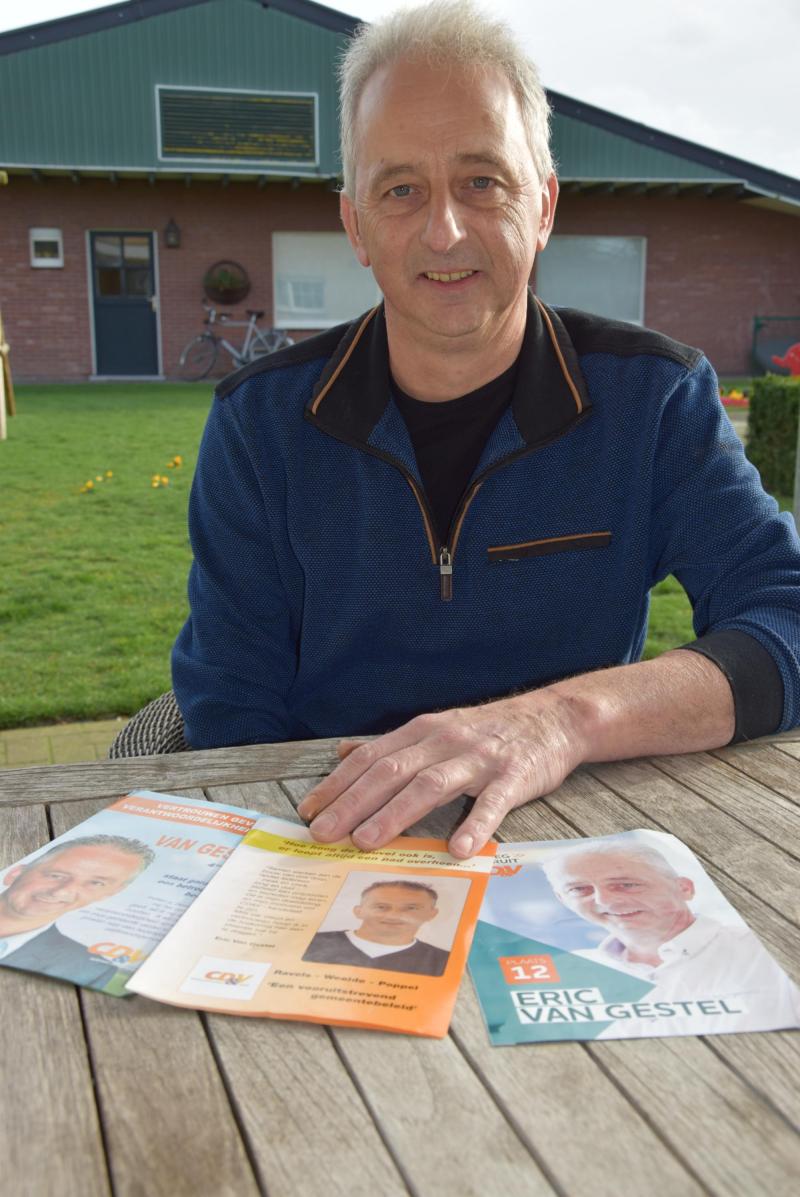 Eric Van Gestel deed intussen driemaal mee aan de gemeenteraadsverkiezingen. Hij is voor de tweede maal schepen van Landbouw in Ravels.
