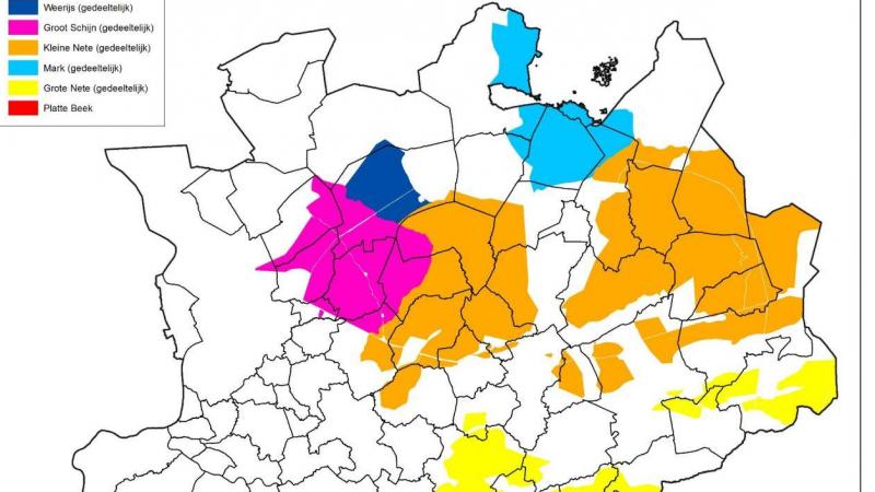 zones waar in de provincie Antwerpen een captatieverbod geldt sinds 21 mei.