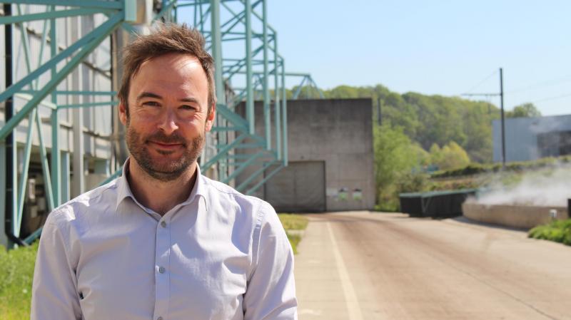 Jonathan De Witte, algemeen directeur van EcoWerf, is tevreden met de goedkeuring van de nieuwe installatie.