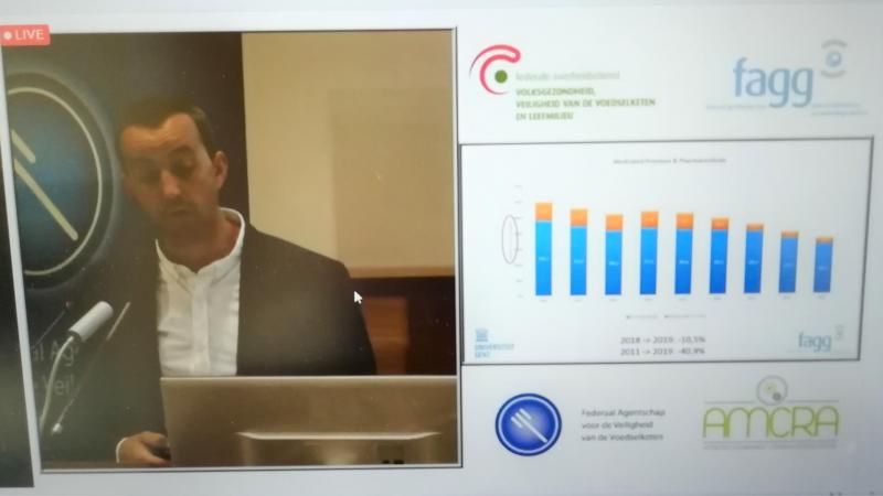 De cijfers over het antibioticumgebruik werden ook toegelicht tijdens een webinar.