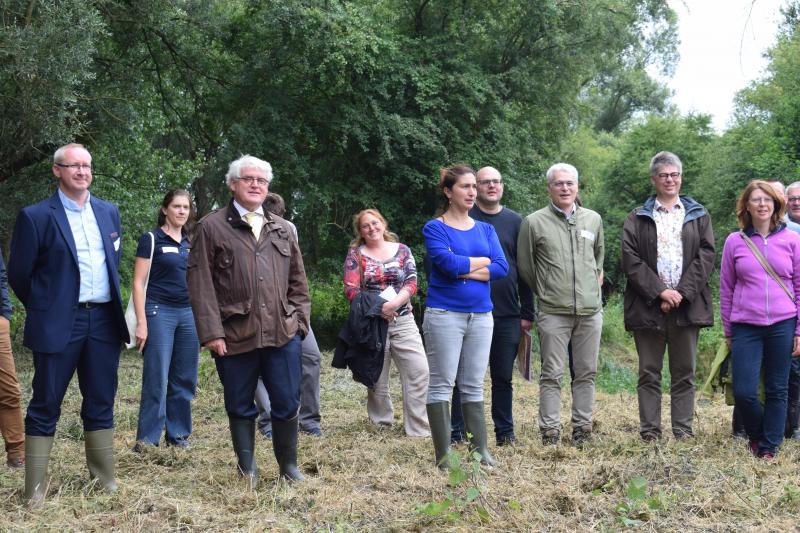 Vlaams minister Zuhal Demir woonde onlangs nog de voorstelling van een project rond waterbeheersing bij.