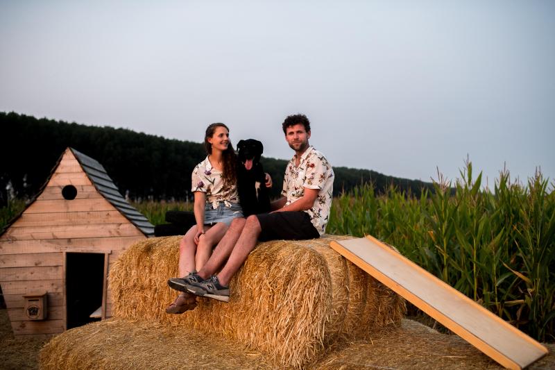Janne en Maxime:  We willen de stadsbewoners het platteland hier laten beleven.