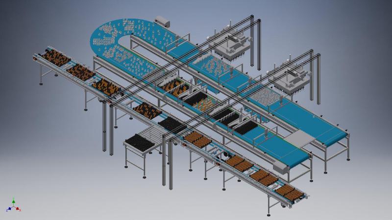 Het bijvulsysteem voor eiertrays verkleint de kans op beschadiging van de eierschalen aanzienlijk en automatiseert het vulproces van de broedschaal.