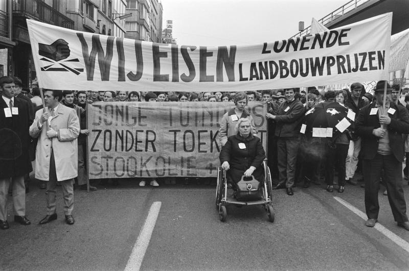 Boeren eisten ook lonende landbouwprijzen.