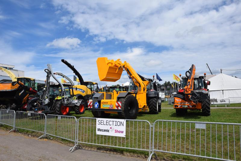 De machines die geselecteerd werden voor de Mecanic’Show 2022 zullen gedurende het hele beursverloop opgesteld staan naast de Grote Ring.