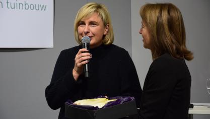 Vlaams minister van Onderwijs Hilde Crevits (links) en Boerenbond-voorzitter Sonja De Becker (rechts) trekken aan hetzelfde zeil.