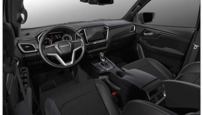 De stoelen voorin laten zien dat Isuzu naar een luxer segment beweegt, zowel wat betreft kwaliteit als presentatie.