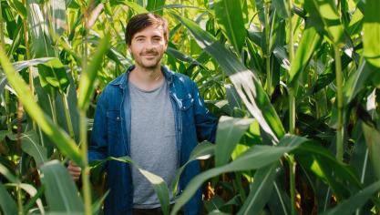 Jonas Vandicke won zilver in de Vlaamse PhD Cup met zijn doctoraat over  mycotoxines in maïs.