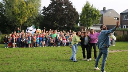 Chef-kok Sofie Dumont, hockeyspeler Thomas Briels en Ketnet-actrice Sali Haidara gingen de uitdaging van de Oog voor Lekkers-Cup aan.