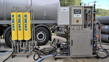 Mestverwerkingsinstallatie bij Green Service.