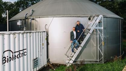 Energieplatform Bolt sloot zijn tiende pocketvergistingsinstallatie aan.