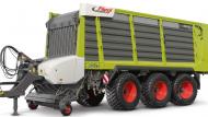 De Cargos 8500-opraapwagen volgens de huisstijl van Fliegl.