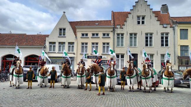 Vlaamse Paarden waren weer present in de Heilige Bloedprocessie in Brugge.