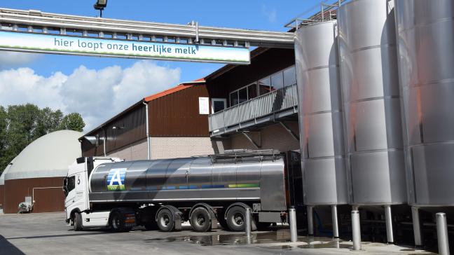 De Royal A-ware standaard melkprijs daalt in januari naar 54 euro/100 l.