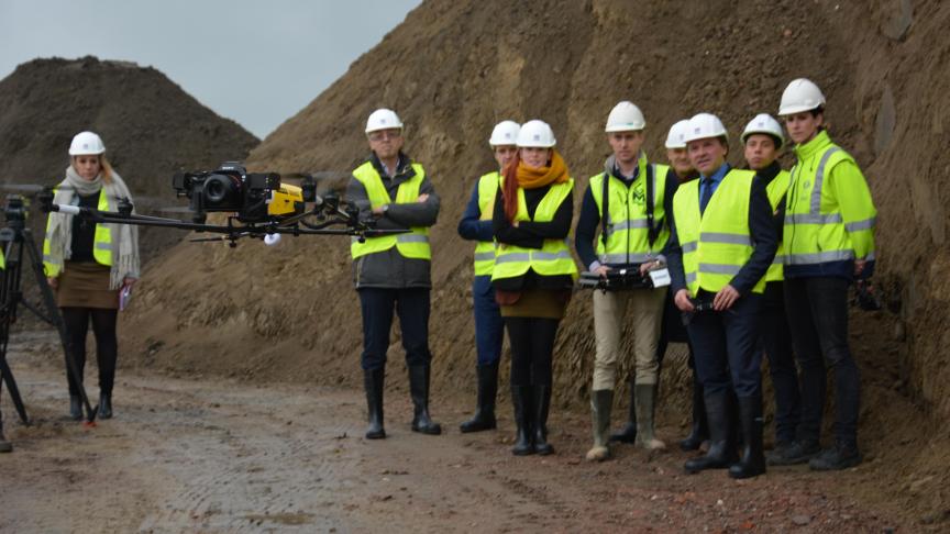 Minister Muyters verwacht dat het innovatief bedrijfsnetwerk EUKA een dynamiek op gang kan brengen in de drone-industrie.