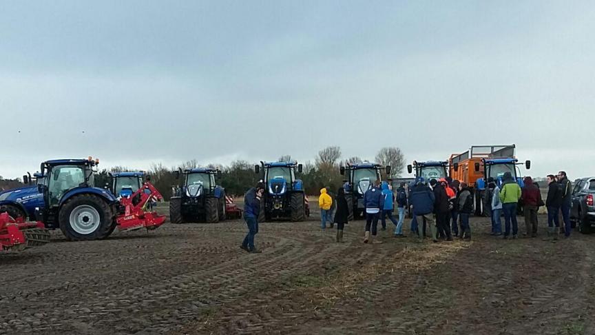 Afgelopen winter organiseerde New Holland in België een gebruikerstraining AutoCommand en gps.