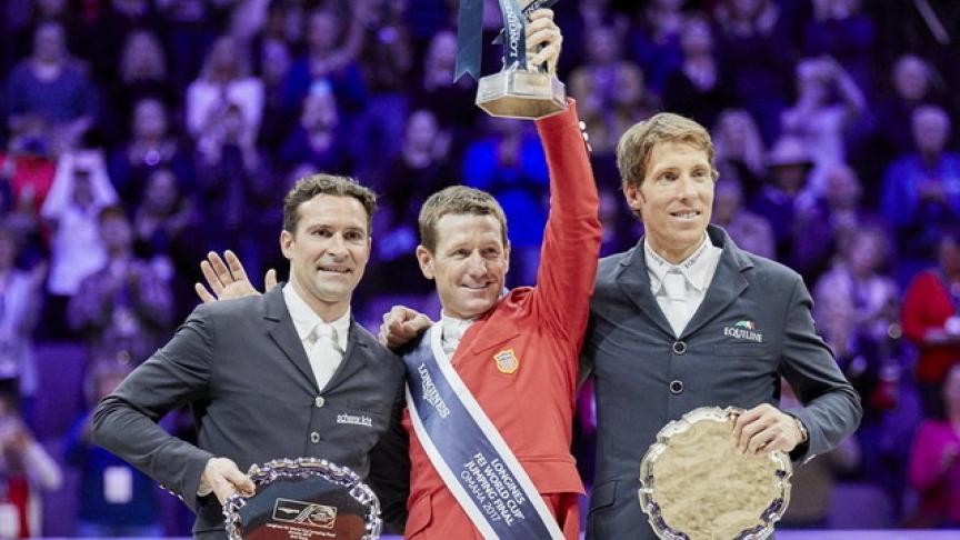 Triomfator McLain Ward toonde zich soeverein.