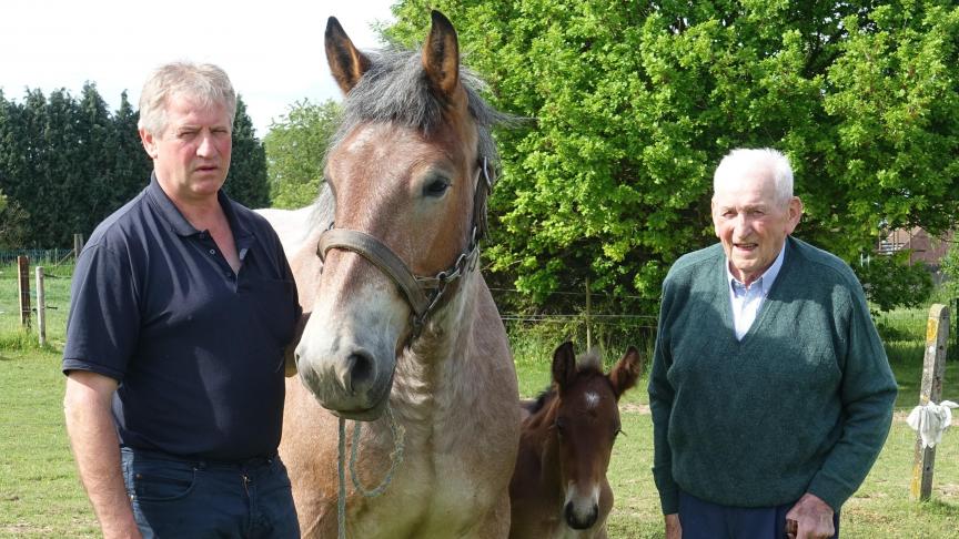 Vader Eugeen en zoon Alain Moreels uit Neerijse.
