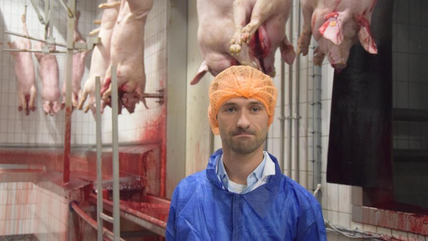 CEO Thomas De Roover De Brauwer kiest voor transparantie in het extreme om het vertrouwen in de slachthuismethodes te herstellen.