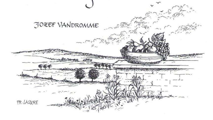 Plattelandsdichter Jozef Vandromme uit Geluwe schreef voor elke maand van het jaar een echt buitengedicht. De tekeningen zijn van de hand van Frans Lasure.
