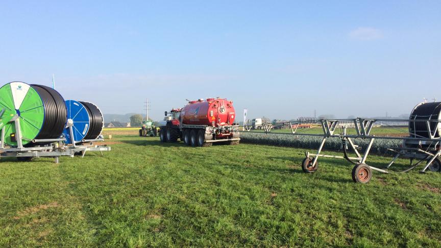 Diverse beregeningssystemen waren te bewonderen tijdens de Werktuigendagen.
