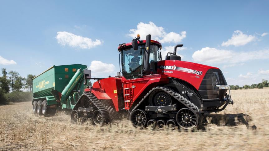 Het zwaarste model van het Quadtrac CVX gamma van Case IH heeft een vermogen van 613 pk onder de motorkap.
