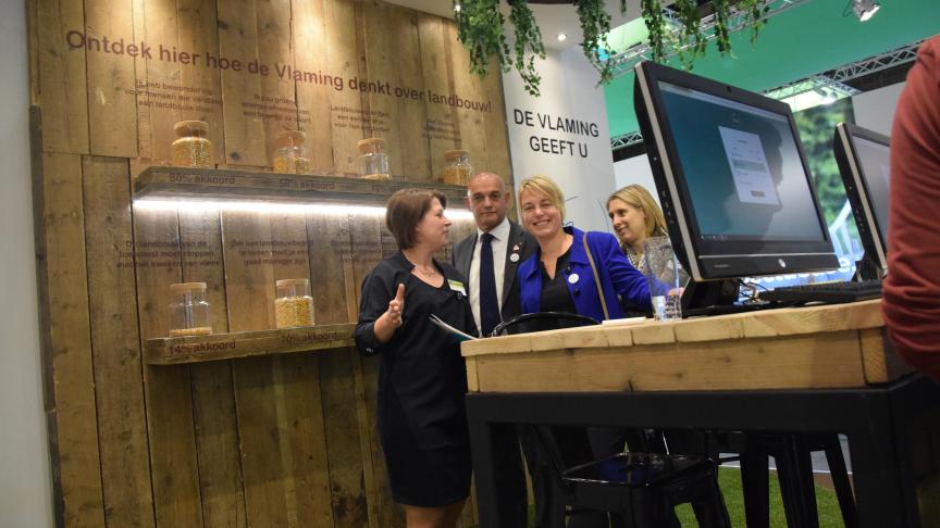 Bij de stand van Vilt