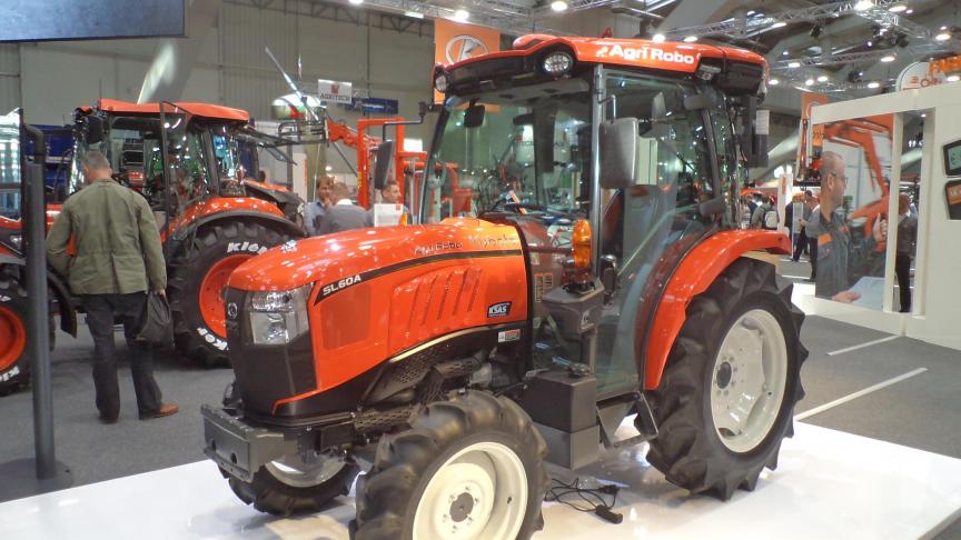 De autonoom werkende ‘AgriRobo’ van Kubota.