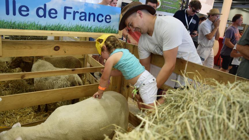 Voor kinderen is er veel te doen en te zien op de Beurs van Libramont, op de Ferme Enchantée, maar ook in de hallen.