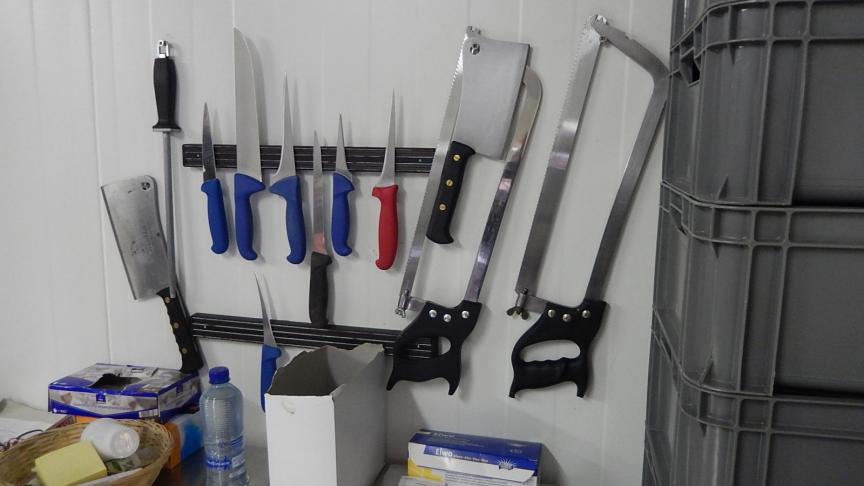 Wie zelf lamsvlees wil maken, kan een slagerscursus volgen.