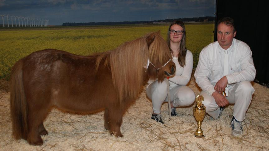 Celientje van her Hagenhof, 11 jaar, vosschimmel, trad op in de moeilijkste reeks.