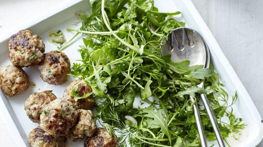 2019-02-01 Kruidige balletjes met kruidensla