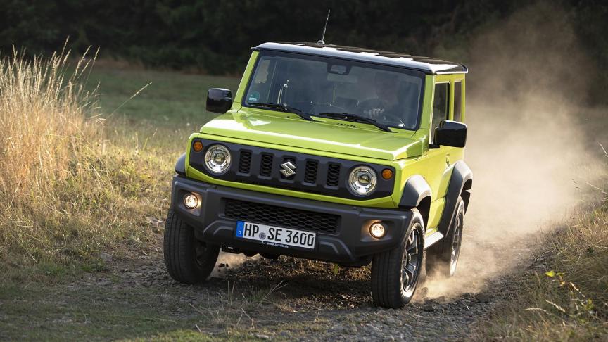 De nieuwe Suzuki Jimny krijgt een onweerstaanbare look.