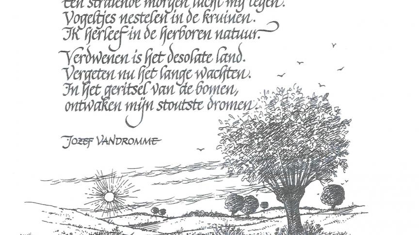 Plattelandsdichter Jozef Vandromme uit Geluwe deelt elke maand van het jaar 2019 een echt buitengedicht met de lezers van Landbouwleven, onder de werktitel ‘Seizoenen Beleven’. De tekening is dit keer van de hand van Frans Lasure.